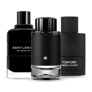 Zestaw: TOM FORD OMBRE LEATHER, GIVENCHY GENTLEMAN, MONTBLANC EXPLORER